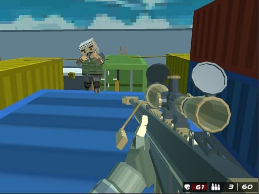 Shooting Blocky Combat Swat